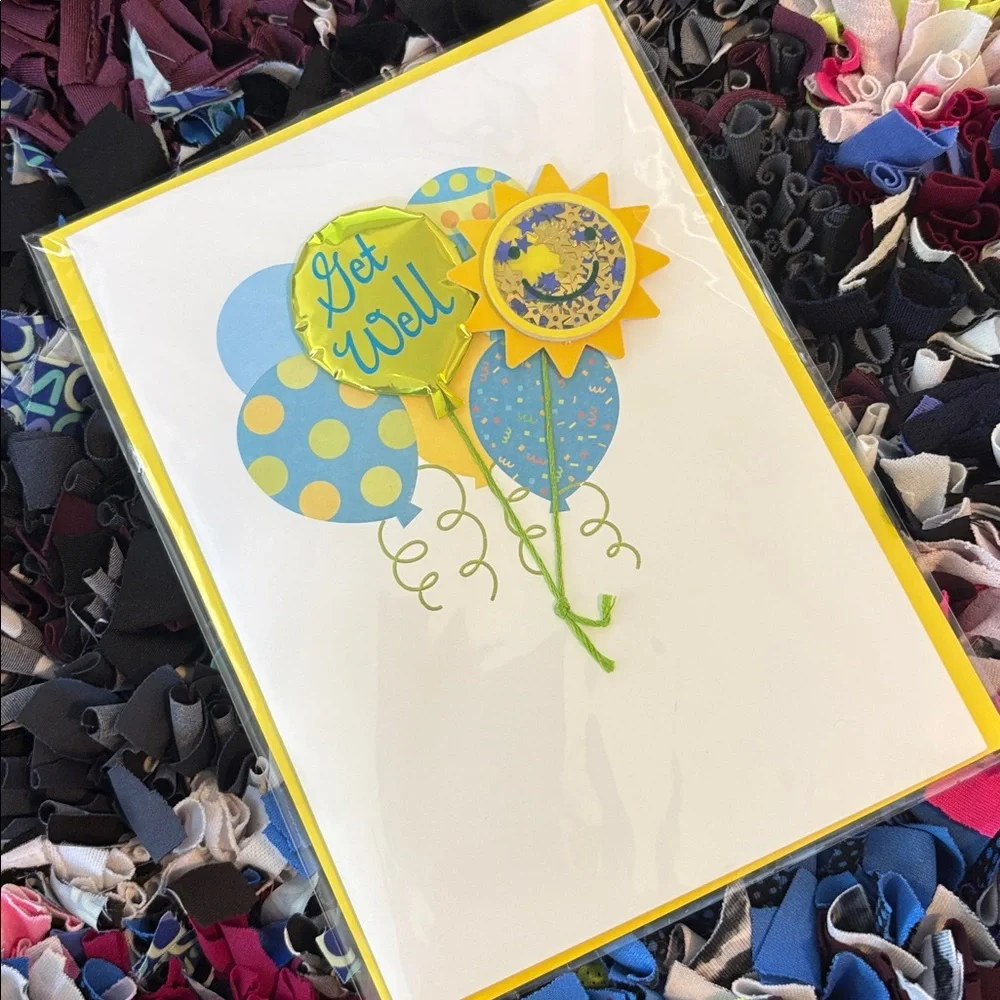 🆕Papyrus 3D “Get Well” Greeting Card
